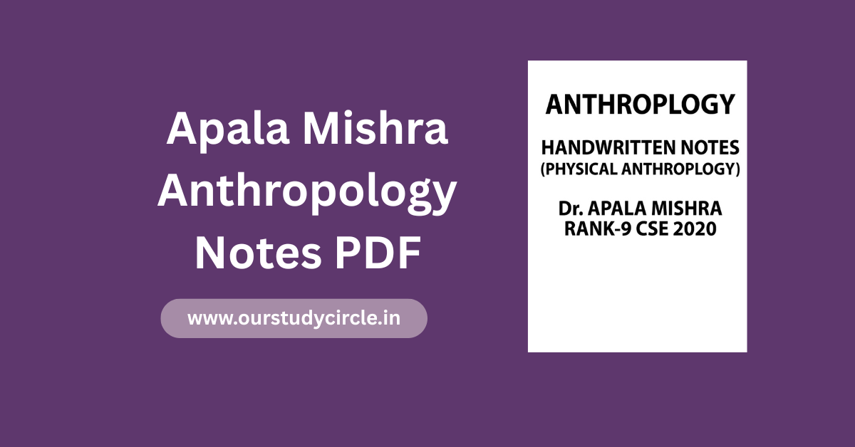 Apala Mishra Anthropology Notes PDF