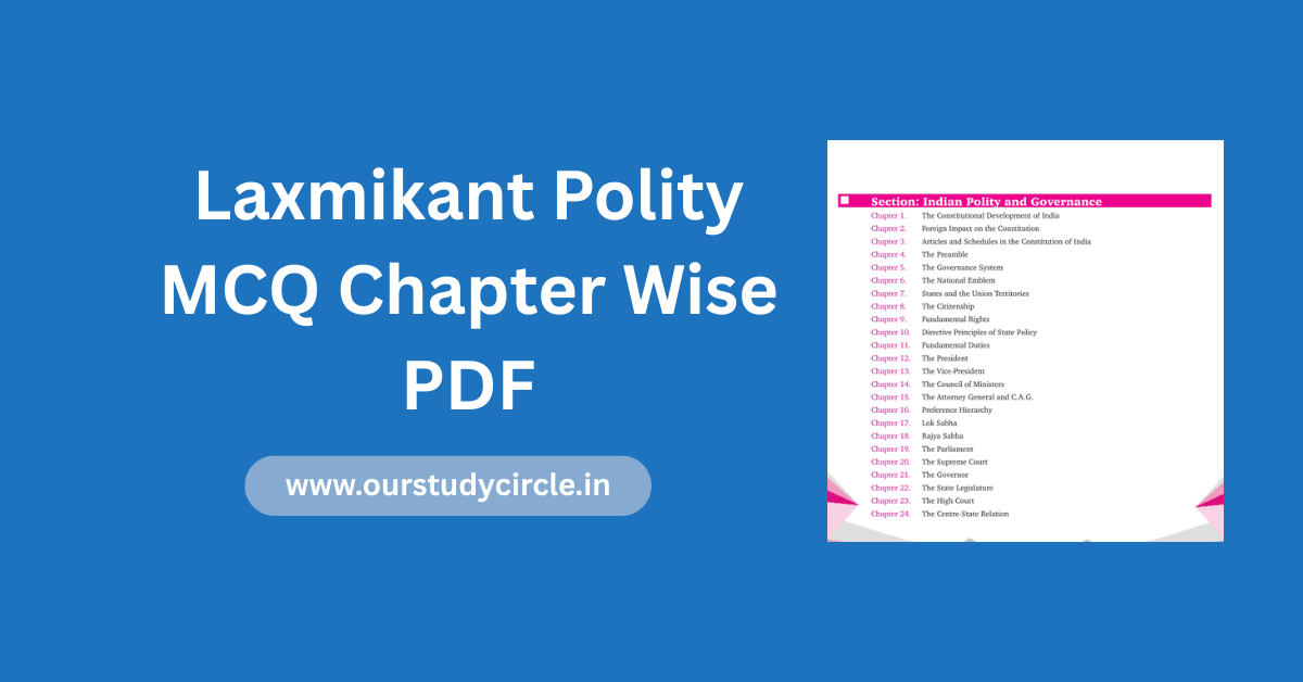 Laxmikant MCQs PDF