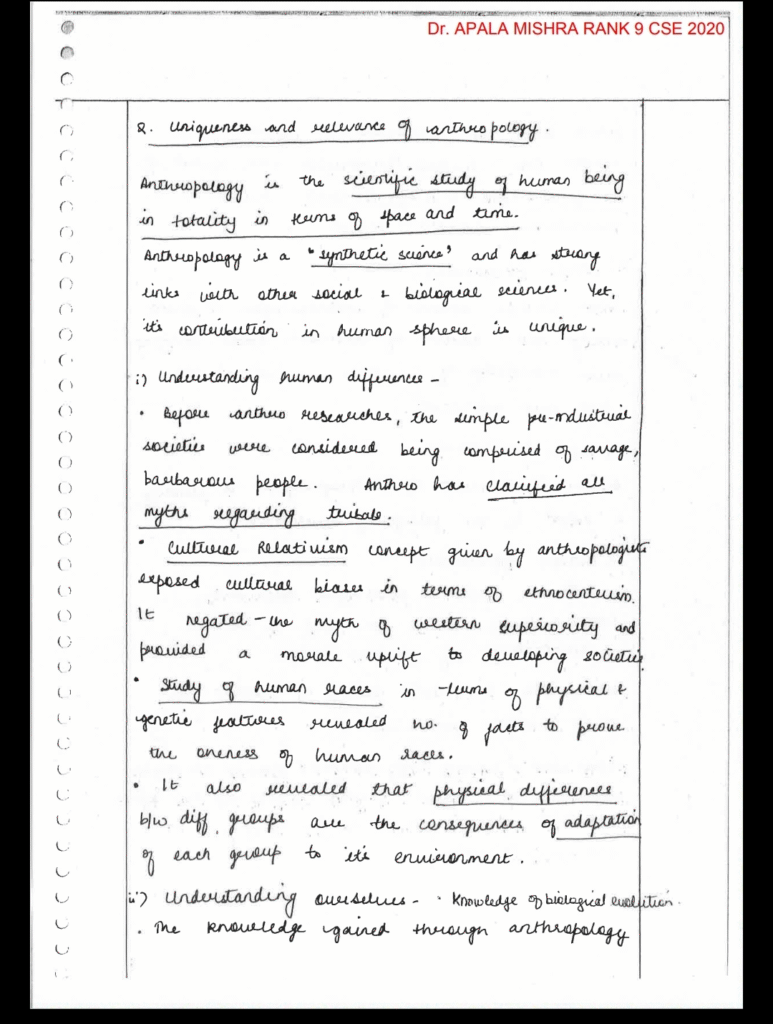 Apala Mishra Anthropology Notes PDF